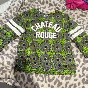 Maison chateau rouge green top